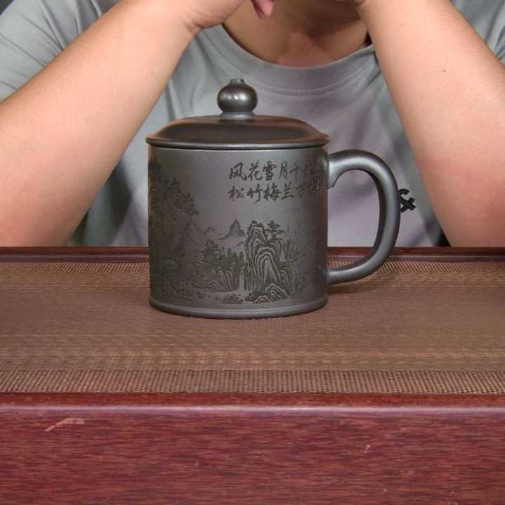 茶杯紫砂高货放漏
