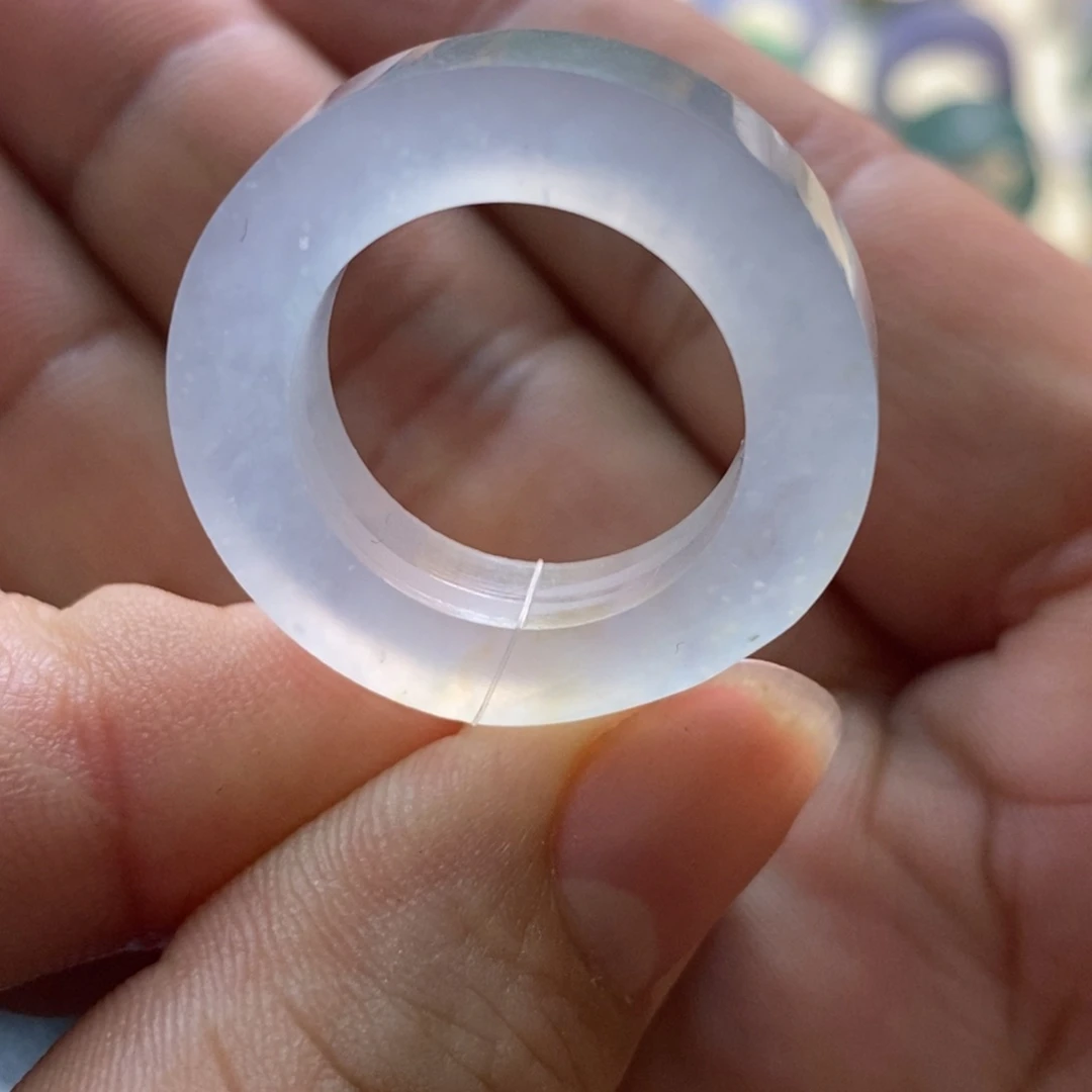 定制翡翠未镶嵌翡翠戒指16-22