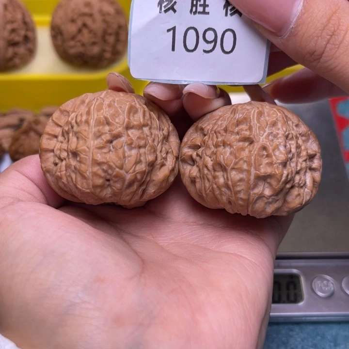文玩核桃把件南瓜墩42.1090
