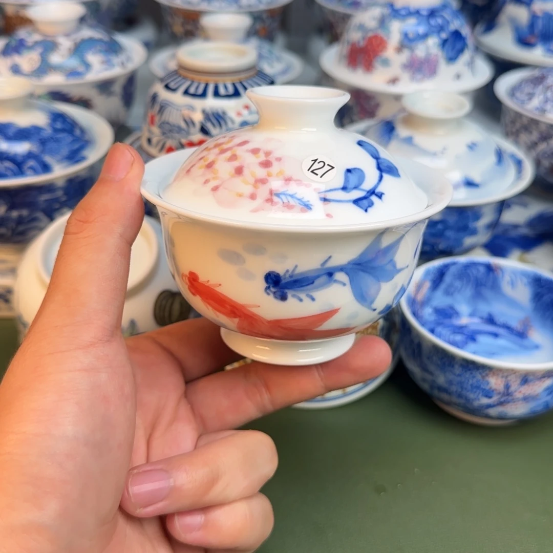 彦祖纯手工手绘茶具127