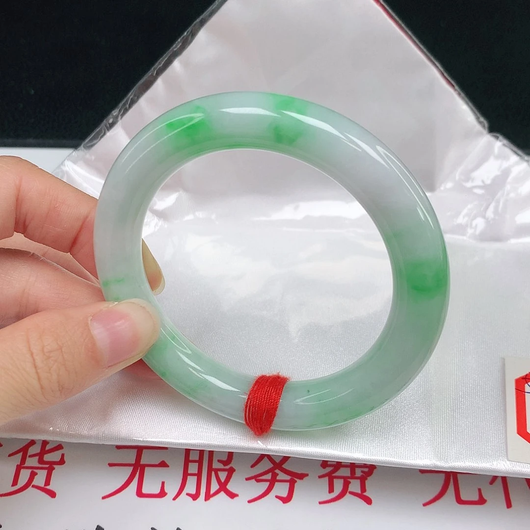 未镶嵌手镯翡翠108圆条