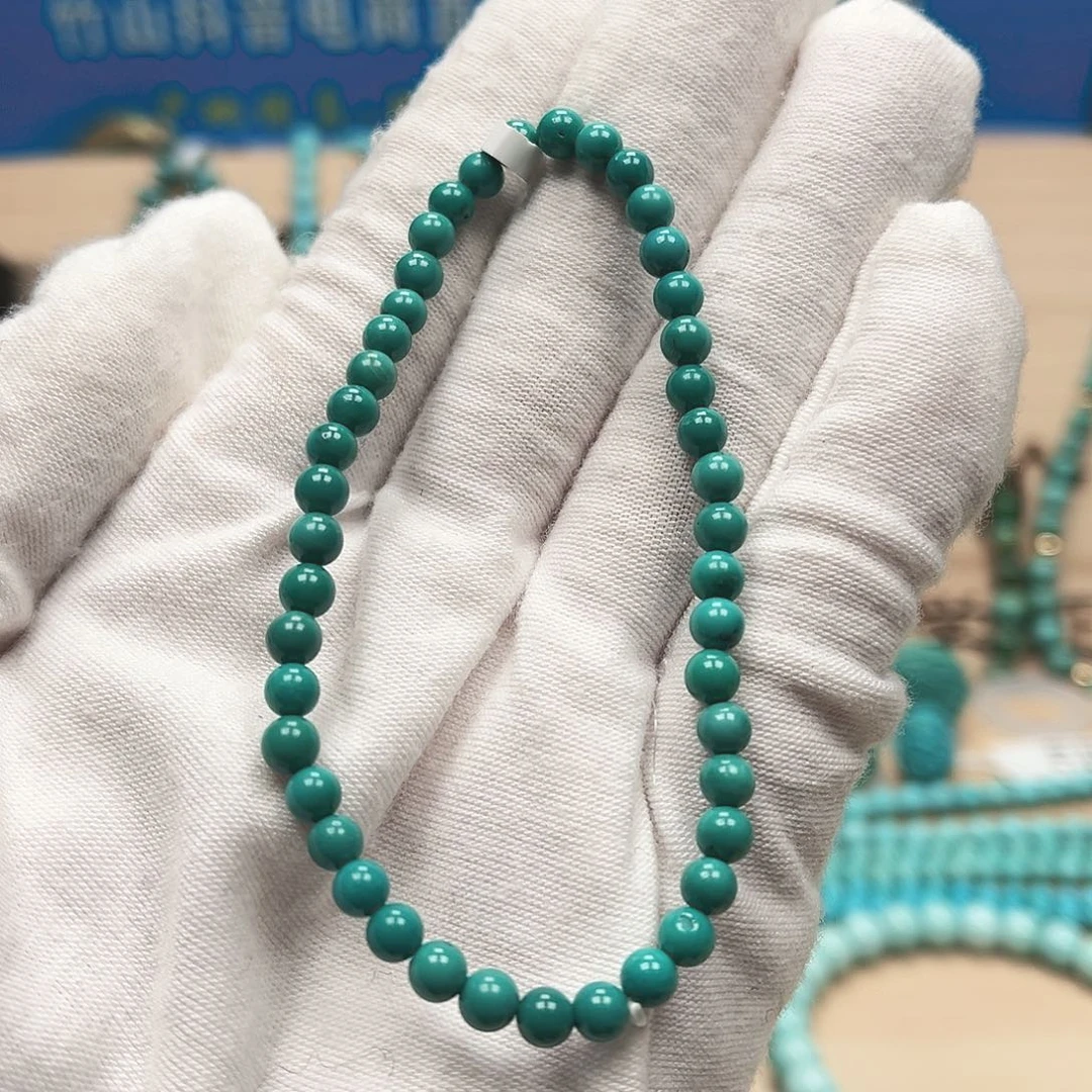 绿松石圆珠未镶嵌