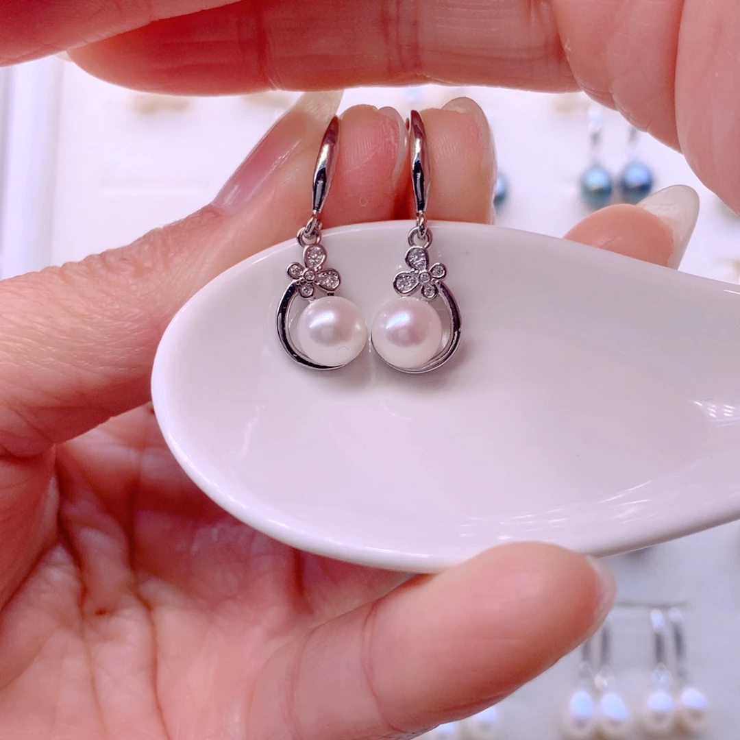 耳饰淡水珍珠合金