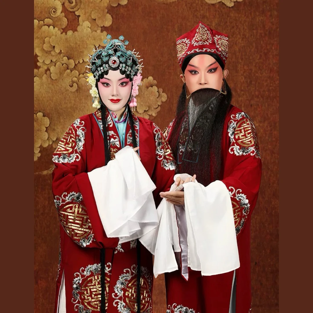 正龙戏装男女员外对披京剧戏曲古装衣老旦戏服演出服装穆桂英挂帅