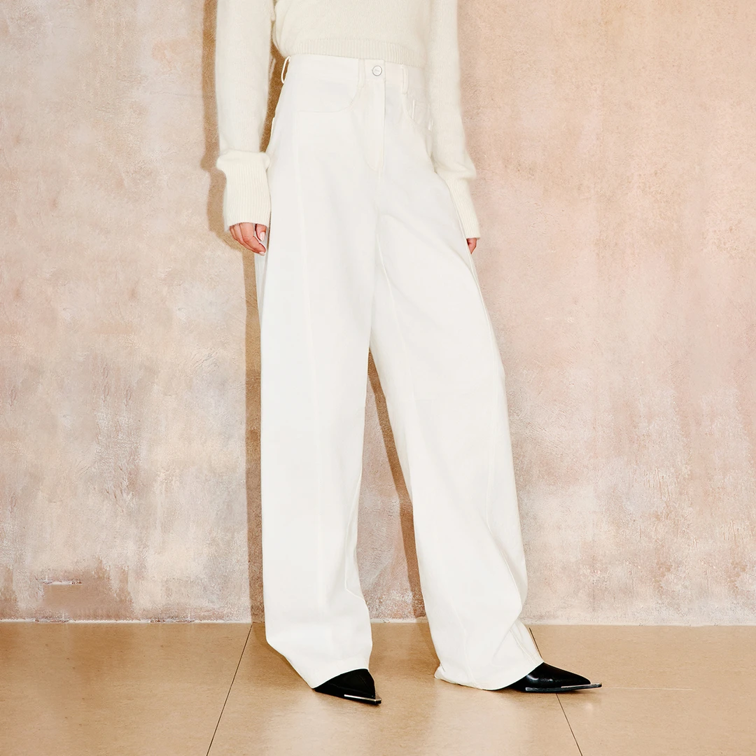 COVERINS2025冬季新款休闲裤CC35520100