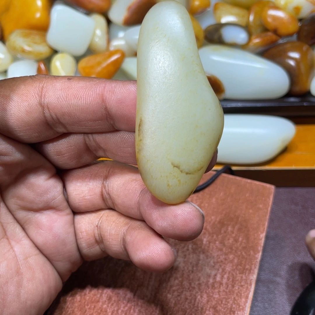 和田玉（白玉）挂件未镶嵌张*瑞