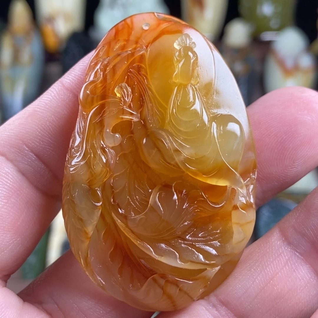 未镶嵌岫玉手把件