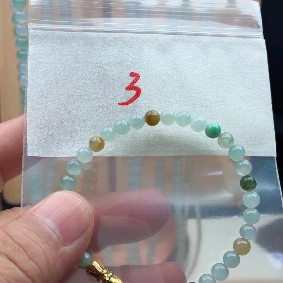 定制翡翠未镶嵌翡翠珠链