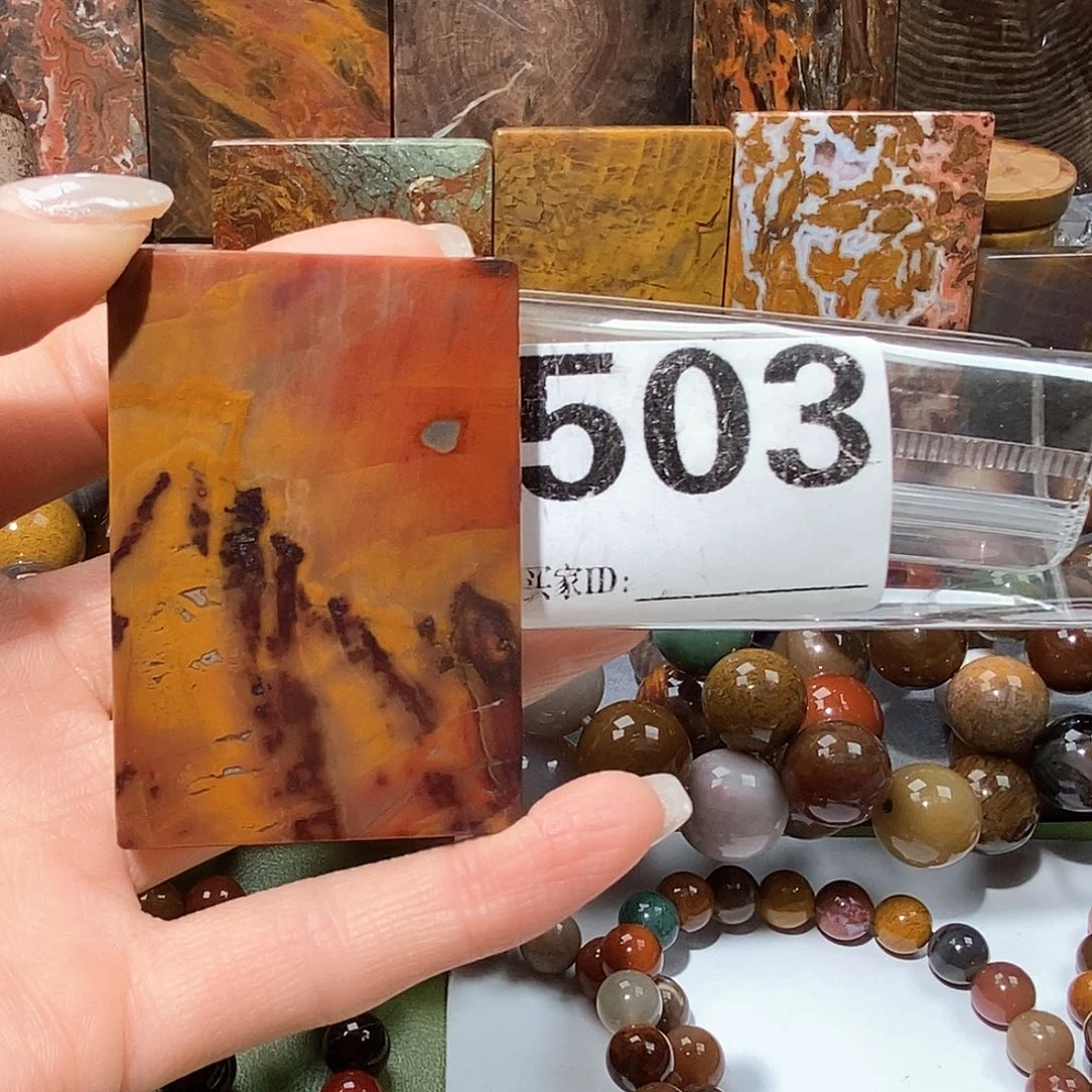 未镶嵌天然北票树化玉吊坠硅化玉