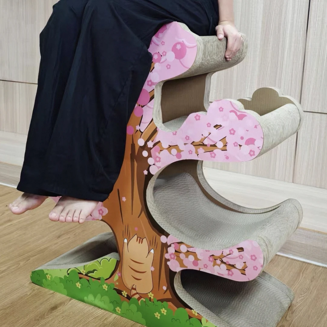 颖姥姥｜樱花树猫抓板猫爬架可承重150斤顺丰包邮发货