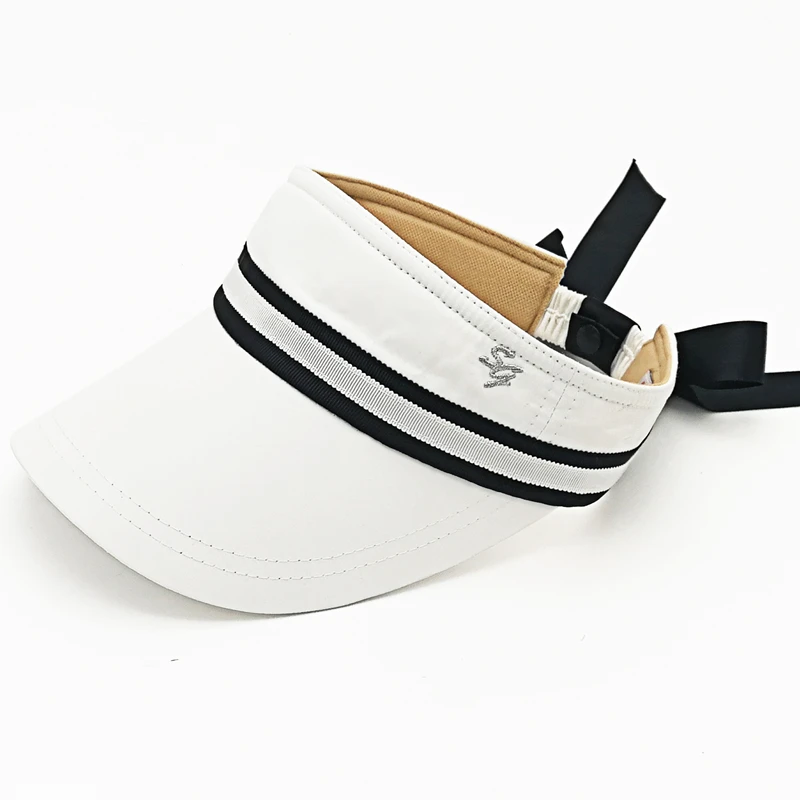 高尔夫球帽女士空顶帽户外运动遮阳帽速干透气太阳帽休闲防晒帽子