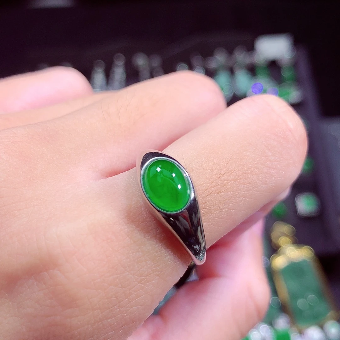 翡翠未镶嵌颈饰天然