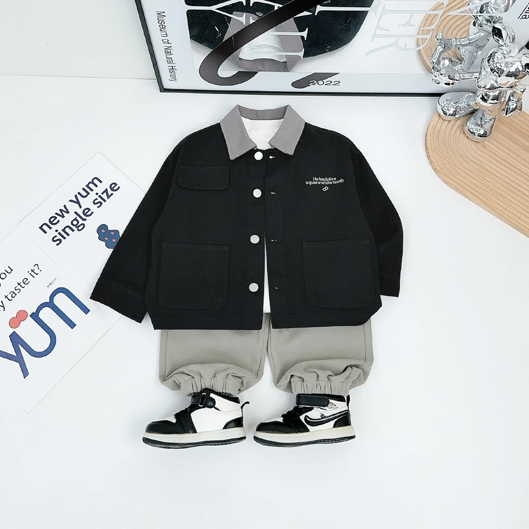 男童休闲外套春秋款儿童2025新款春装洋气 FB25049 悠悠童话童装