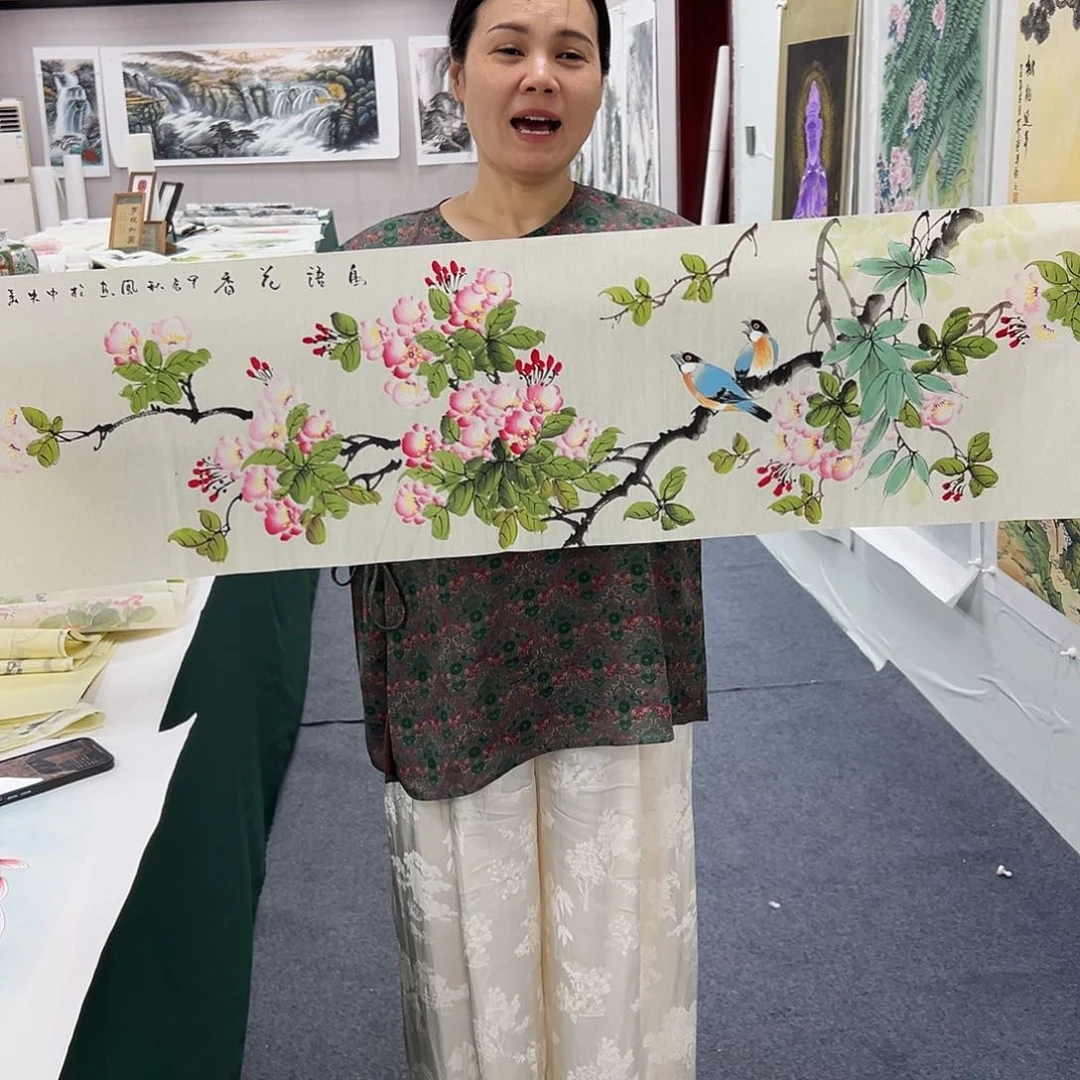 国画宣纸国画纯手绘作品