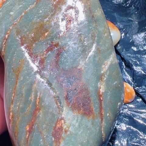 和田玉（糖玉）手链未镶嵌喜***玉17