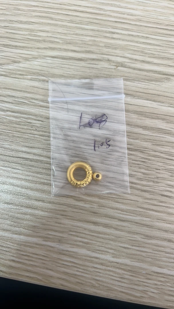 足金999 乾坤圈+金珠