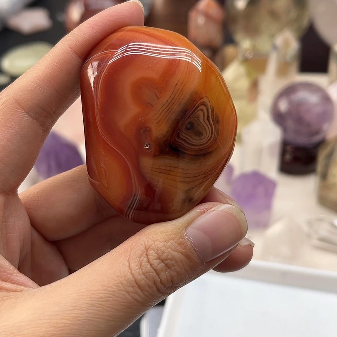 未镶嵌珠宝半成品水晶102玛.瑙手握