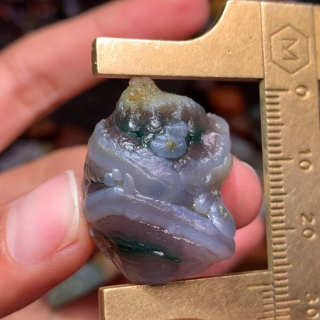 未镶嵌玛瑙/玉髓珠宝半成品