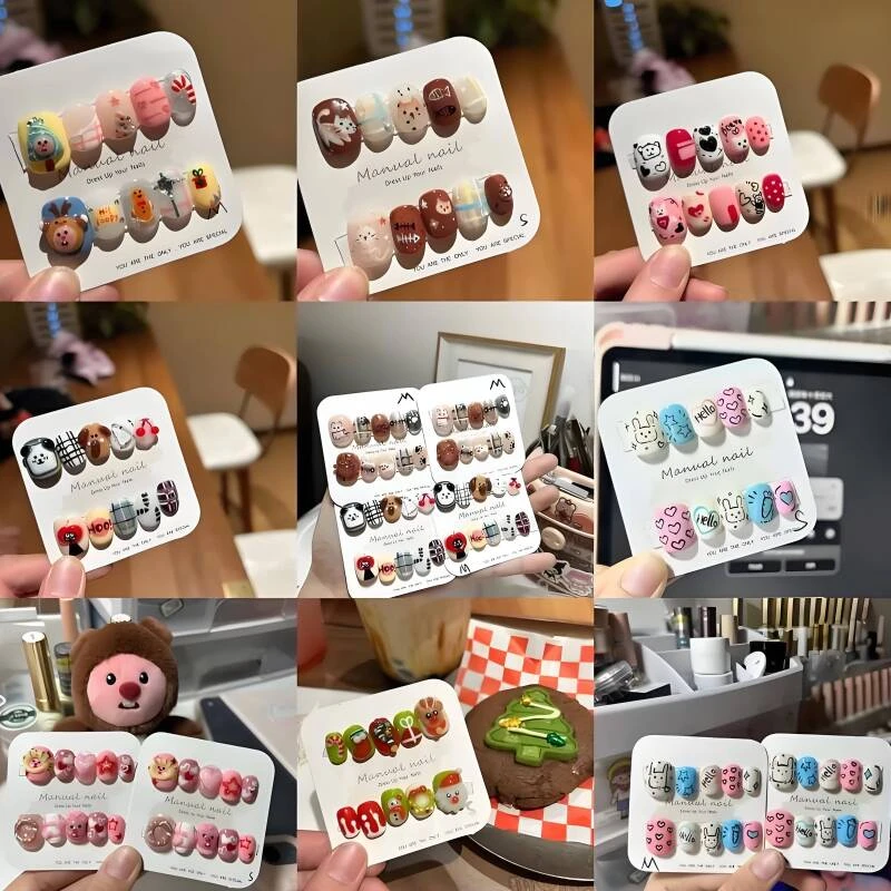 03编码穿戴甲链接默认微瑕，N.O退h换，看编码和尺码直接拍美甲