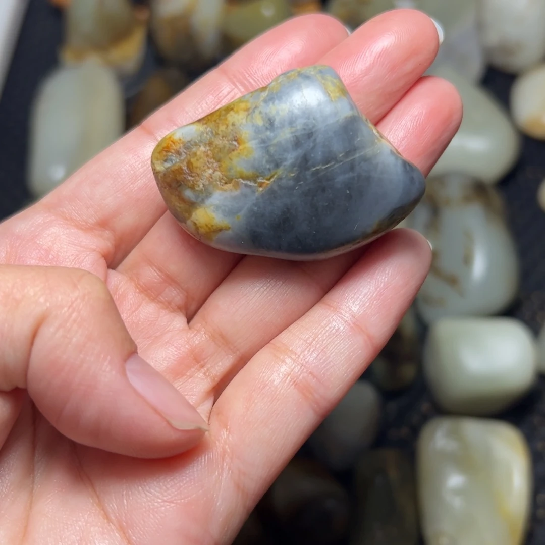 和田玉未镶嵌挂件A85