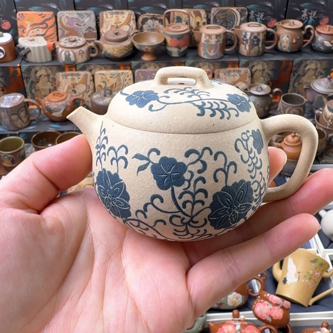 茶壶紫砂145cc原矿精工半手