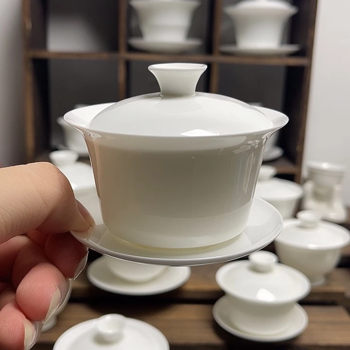 潮州骨瓷马蹄盖下120ml