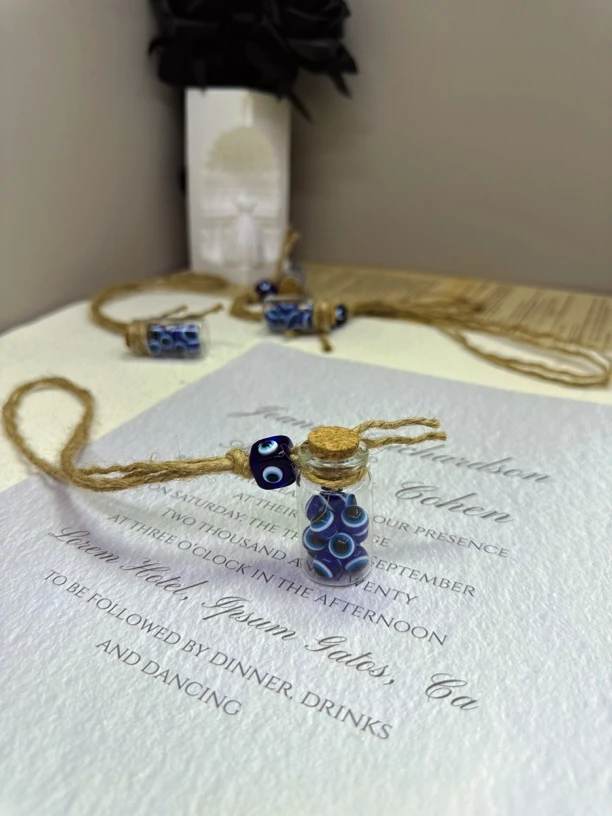 元素家 恶魔之眼发箍复古编织古风纯手工