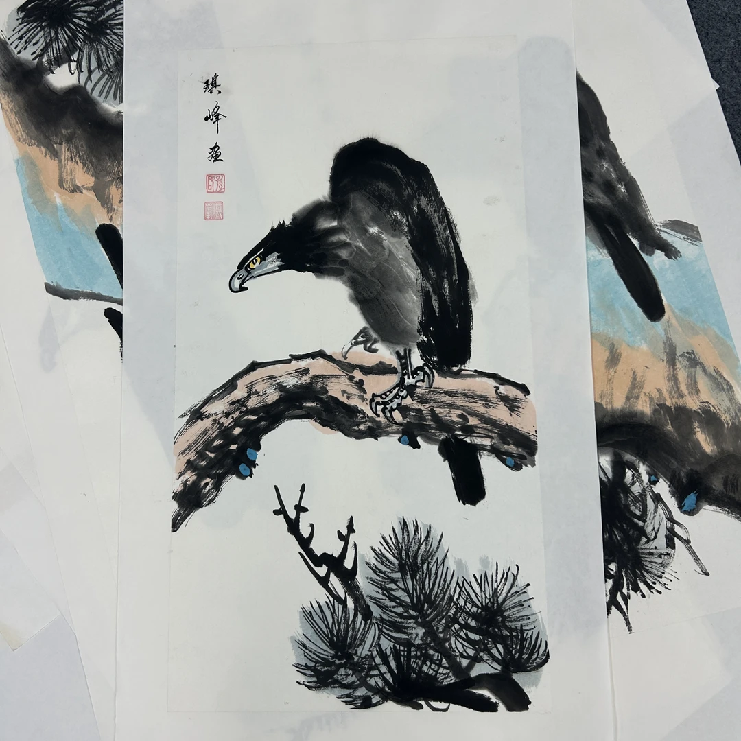 雄鹰图35x70（随机仍发一张）