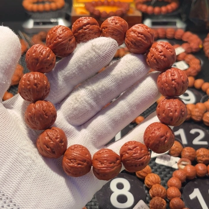 手串文玩核桃修**师核桃手串2.0尺寸全品