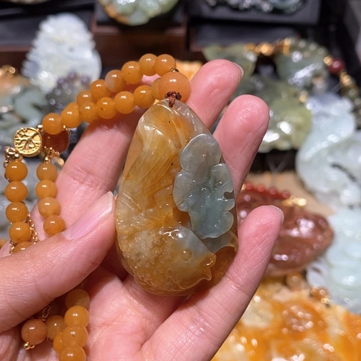 岫玉毛衣链未镶嵌