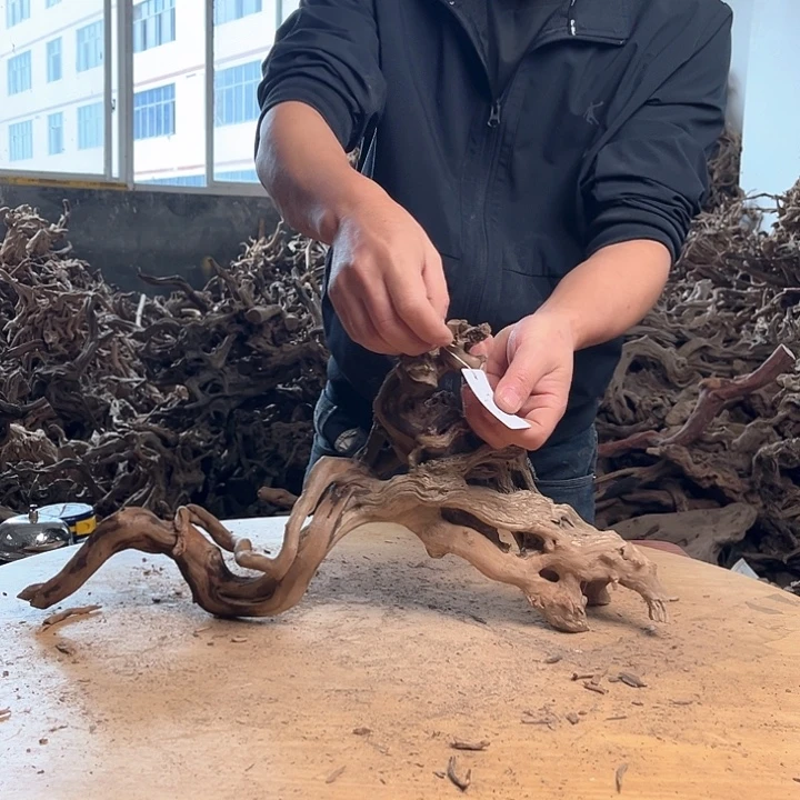 木鱼缸造景根雕艺术23