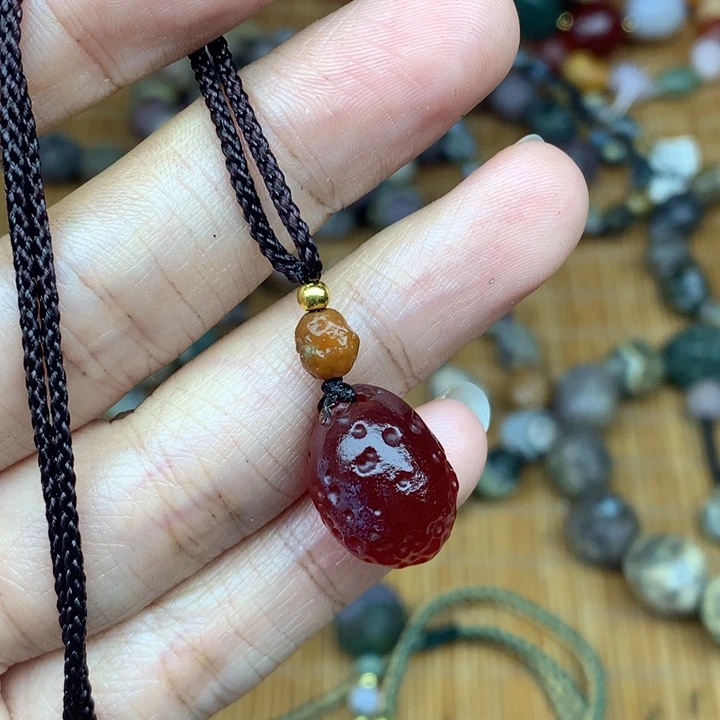 玛瑙/玉髓未镶嵌珠宝半成品玉*