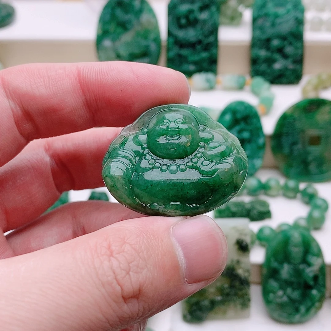 独山玉未镶嵌吊坠