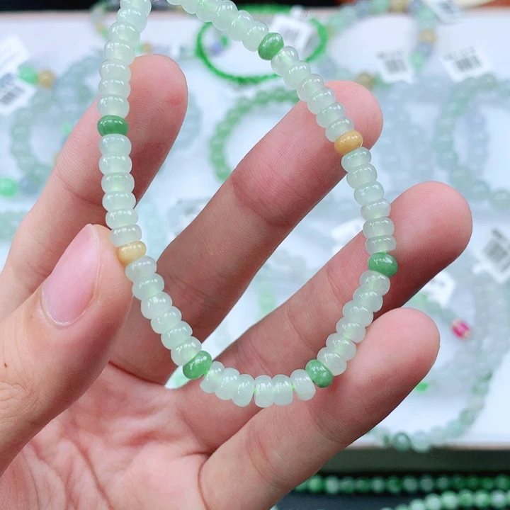 未镶嵌手链翡翠翡翠