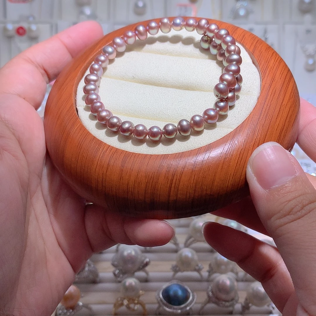 手链淡水珍珠未镶嵌CC6-7mm