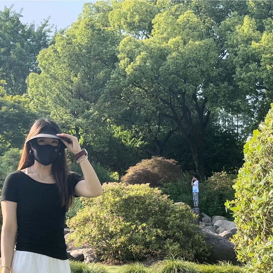 防晒帽2025新款遮阳帽女防紫外线全脸面罩冰丝太阳帽