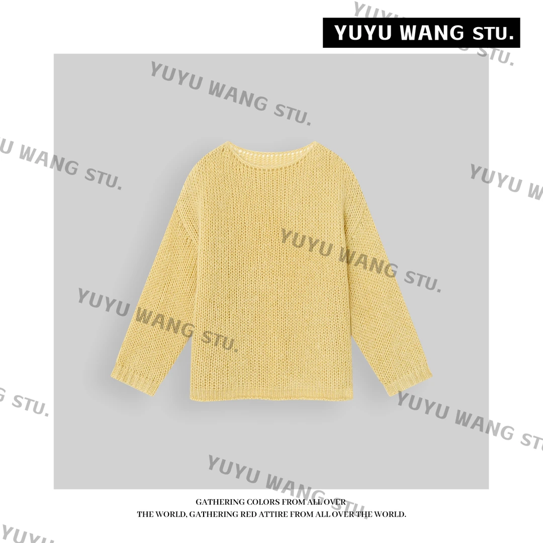 YUYU WANG 【简兮】毛衫上衣RB2SQRZ2251