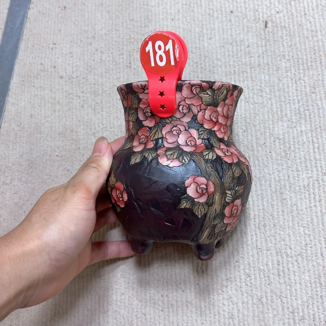 风***姐紫砂花盆陶瓷多肉花盆精品