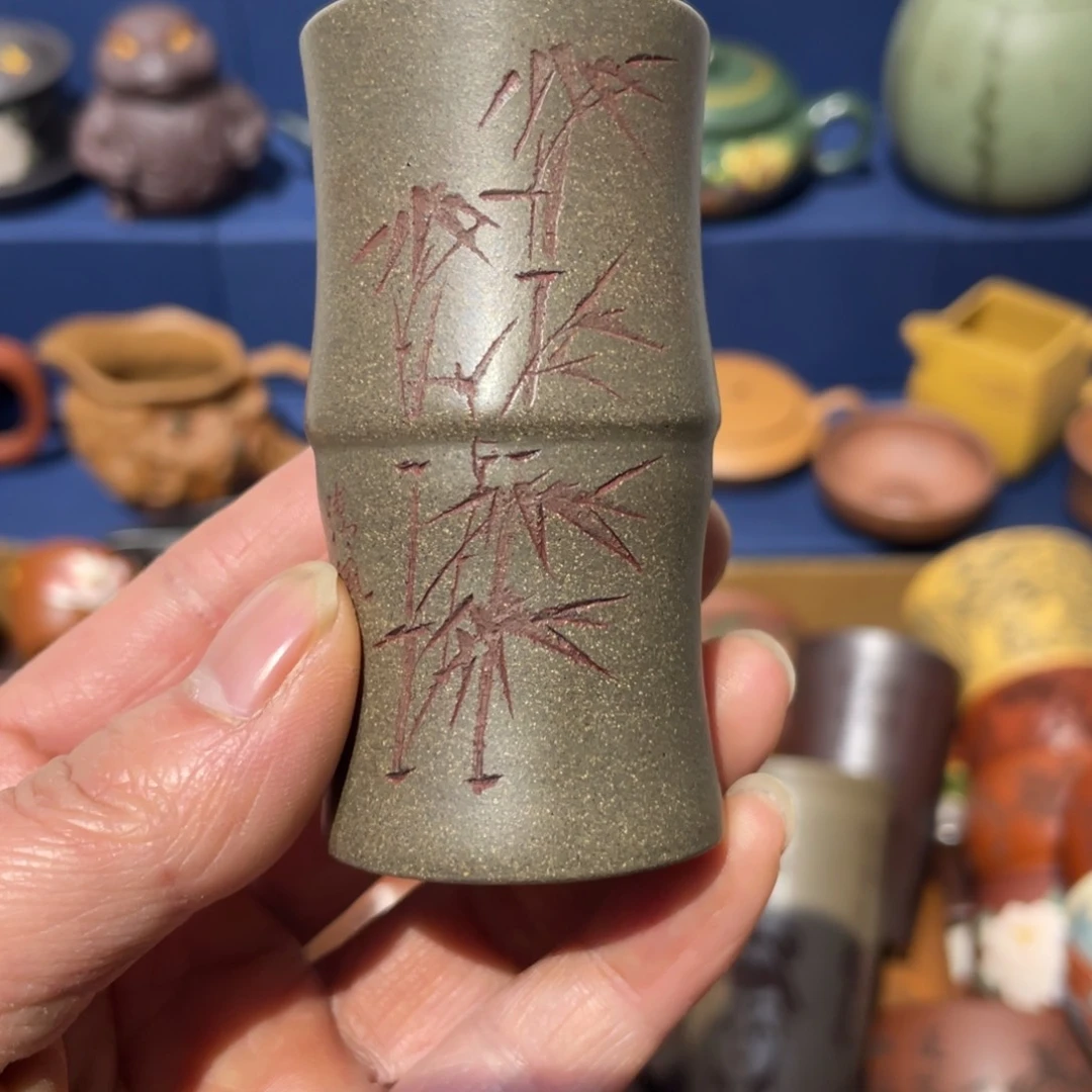 原矿紫砂手工主人杯