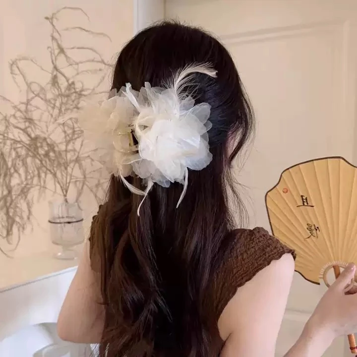 手作大肠发圈法式蕾丝公主风芭蕾系列发饰(手工制品偶有微瑕)