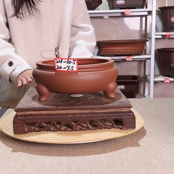 紫砂花盆紫砂花盆