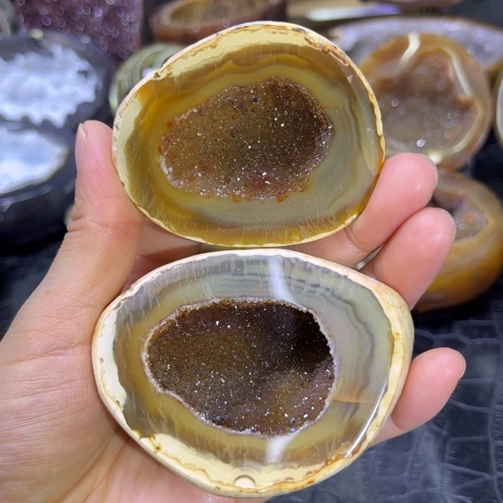未镶嵌发饰水晶高货黄盆