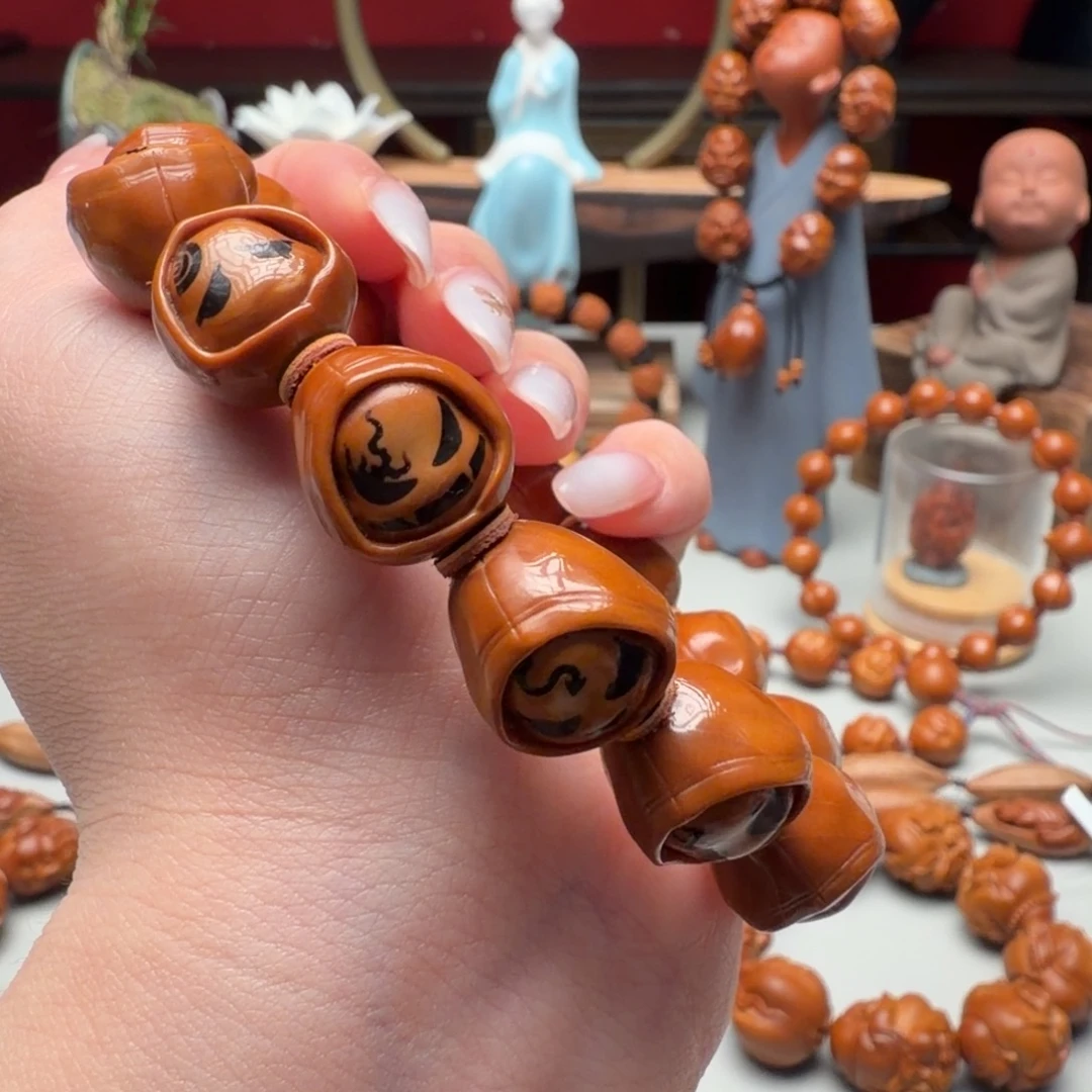 橄榄核手串/手链鬼脸