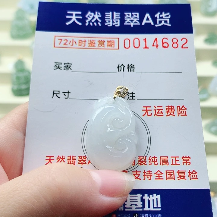 颈饰未镶嵌翡翠吊