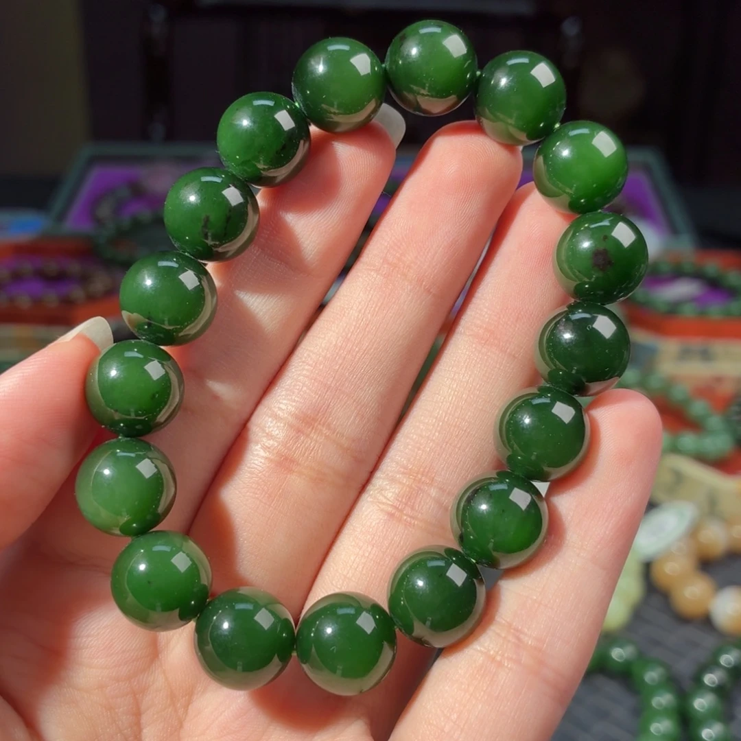 和田玉（碧玉）未镶嵌手串
