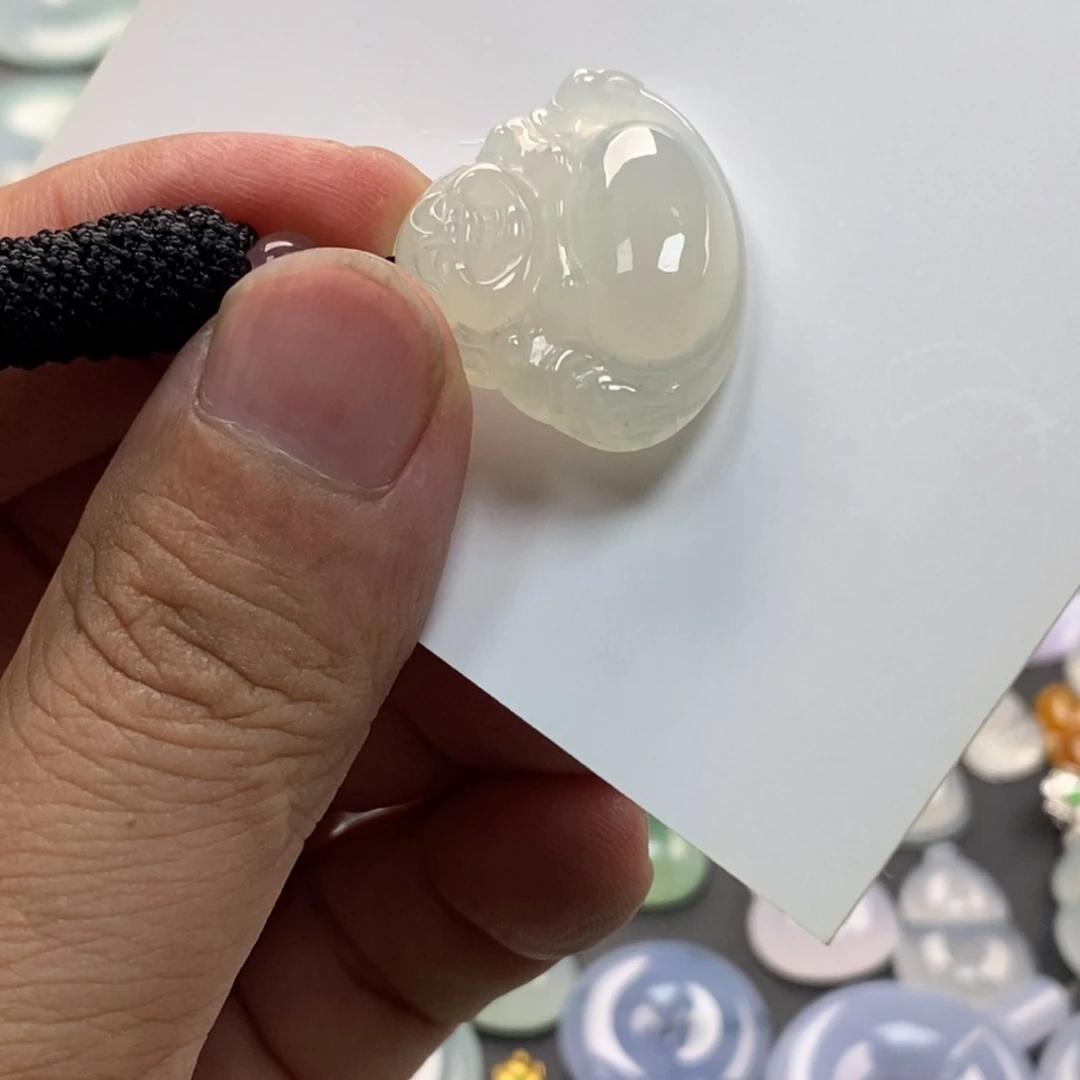 翡翠未镶嵌颈饰天然