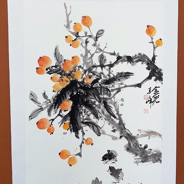 国画李文峰的画作