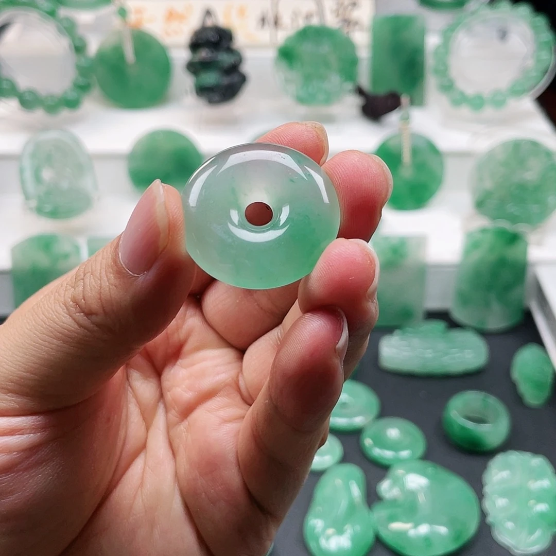 石英质玉未镶嵌吊坠(不含链)