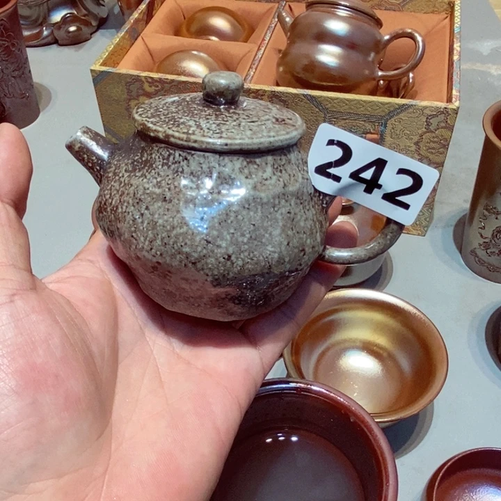游***子柴烧茶具套杯子杯子