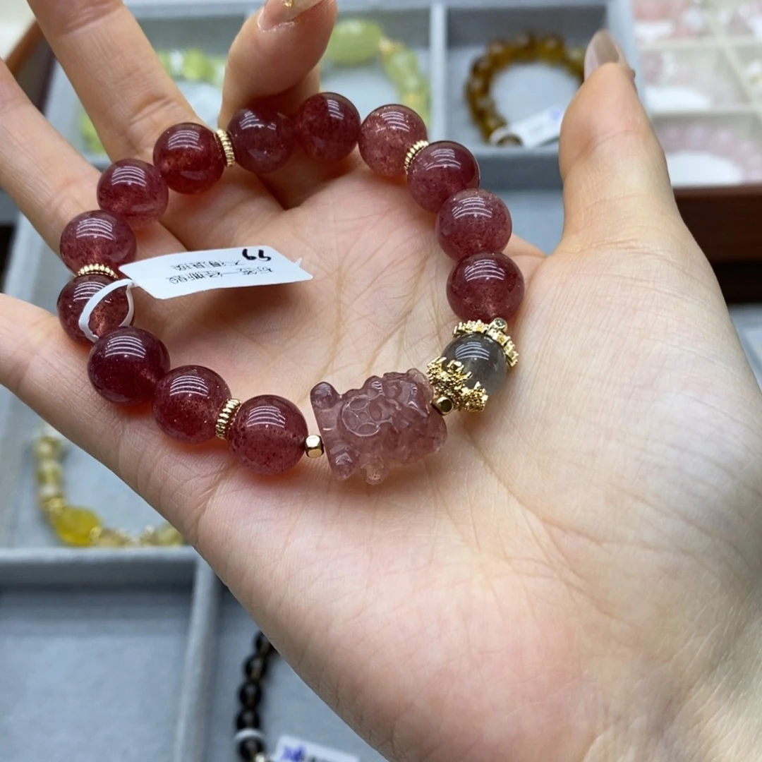 水晶手链未镶嵌吞金兽